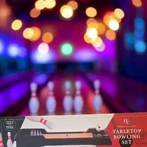 HJ Home Collection Complete Tabletop Bowling Set